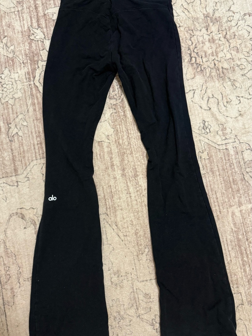Alo Black Flare Yoga Pants